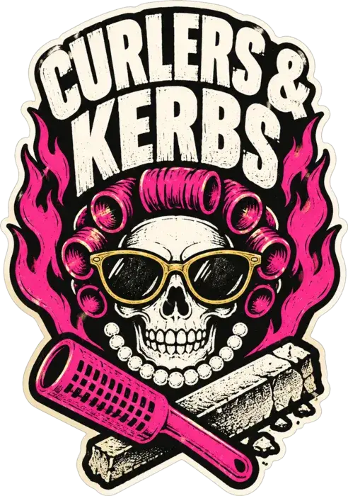 Curlers & Kerbs t-shirt design